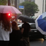 Previsão do tempo indica chuva no Sul e no Sudeste nesta segunda
