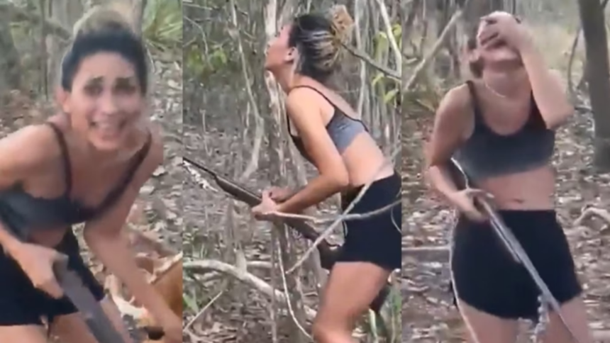 Mulher de Vídeo Viral que Mata Onça-Parda é Identificada pelo Ibama Mulher de Vídeo Viral que Mata Onça-Parda é Identificada pelo Ibama