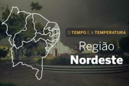 PREVISÃO DO TEMPO: Nordeste registra chuva em algumas áreas da região