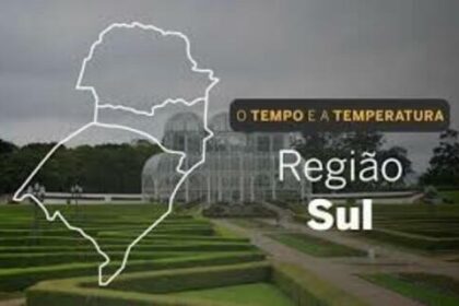 PREVISÃO DO TEMPO: Sul terá céu com muitas nuvens e chuva isolada, nesta quinta-feira (23)