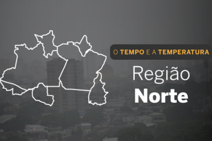 PREVISÃO DO TEMPO: quatro estados do Norte com alerta para chuvas intensas