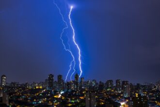 Em 2025, Goianésia já registrou quase 2 mil raios