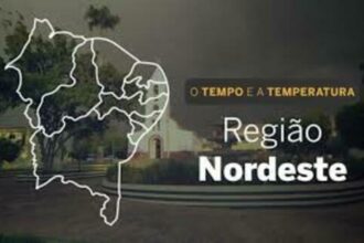 PREVISÃO DO TEMPO: Nordeste contará com chuvas intensas em boa parte da região, nesta sexta-feira (28)