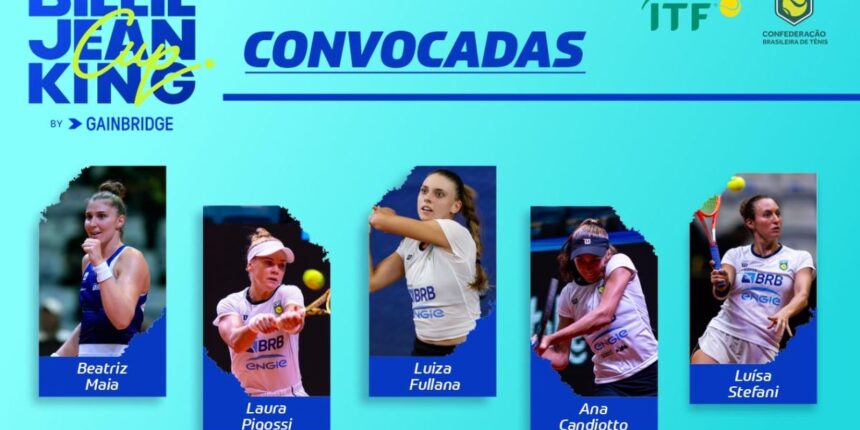 Tênis: seleção feminina é convocada para torneio Billie Jean King Cup Tênis: seleção feminina é convocada para torneio Billie Jean King Cup