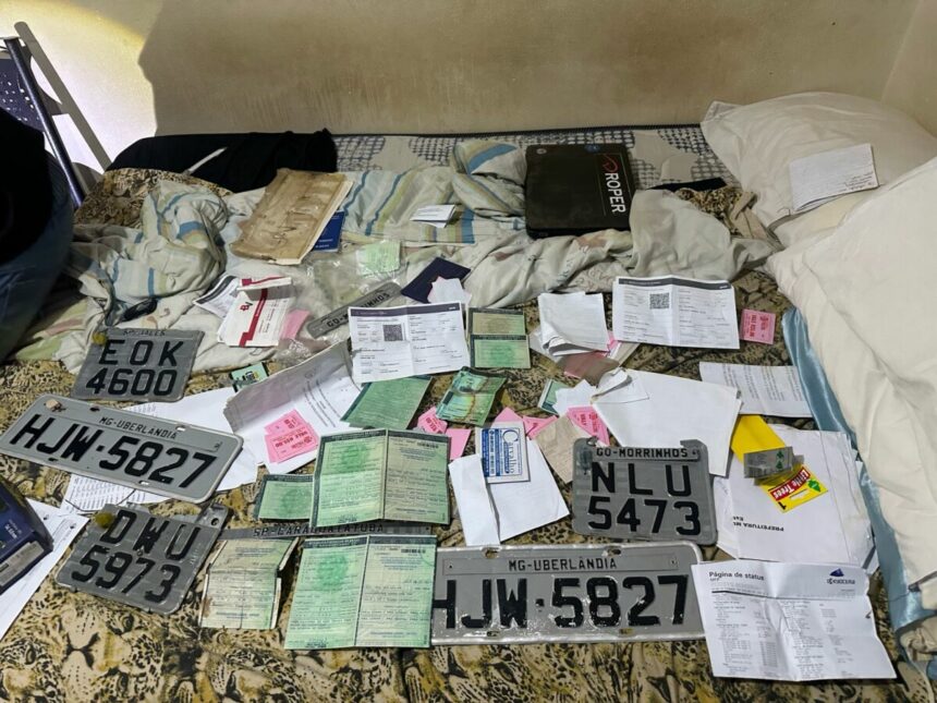 PC cumpre buscas e prende em flagrante investigado por adulteração veicular e falsificação de documentos em Morrinhos PC cumpre buscas e prende em flagrante investigado por adulteração veicular e falsificação de documentos em Morrinhos