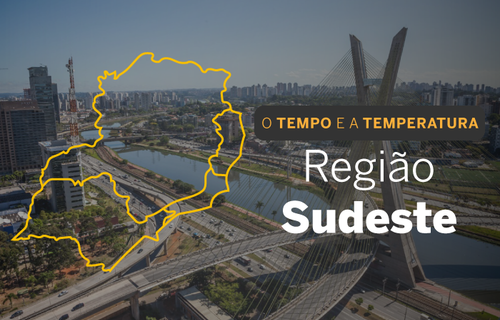 PREVISÃO DO TEMPO: Quarta com alerta de chuvas intensas no Sudeste