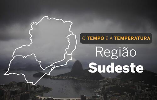 PREVISÃO DO TEMPO: Sudeste terá chuvas intensas, neste sábado (26) PREVISÃO DO TEMPO: Sudeste terá chuvas intensas, neste sábado (26)