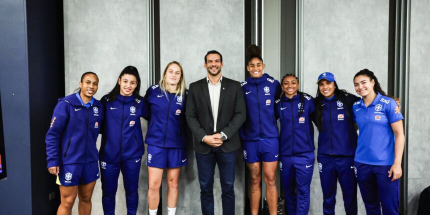 Novo presidente da CBF projeta mais investimentos no futebol feminino Novo presidente da CBF projeta mais investimentos no futebol feminino