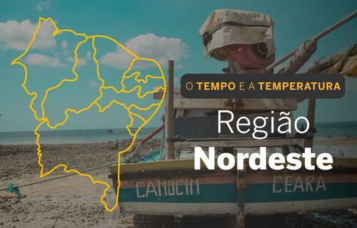 PREVISÃO DO TEMPO: Nordeste será chuvoso, nesta sexta-feira (9)