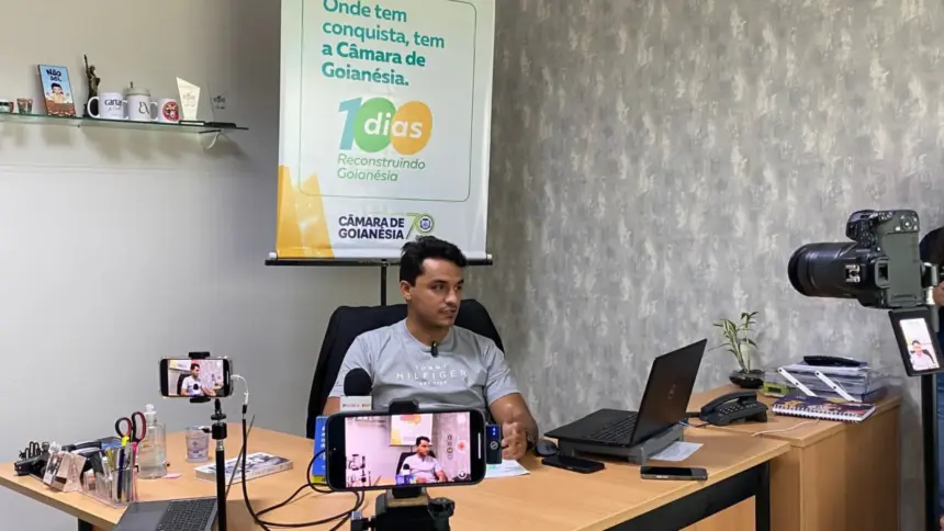 Câmara de Goianésia apresenta balanço dos primeiros 100 dias da nova gestão Câmara de Goianésia apresenta balanço dos primeiros 100 dias da nova gestão