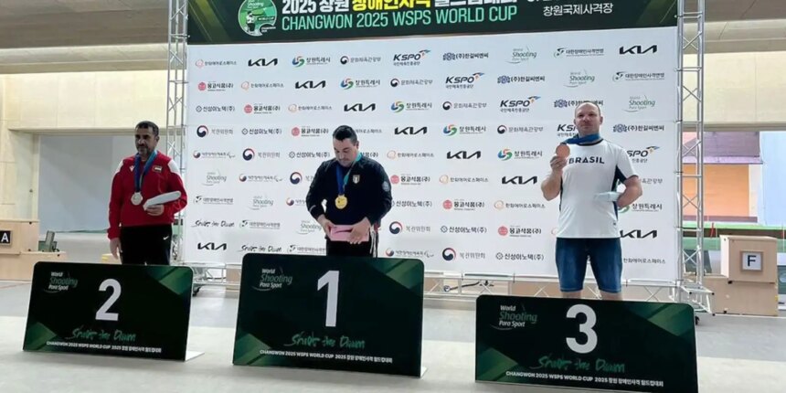 Alexandro Basso fatura medalha inédita para o Brasil no tiro esportivo Alexandro Basso fatura medalha inédita para o Brasil no tiro esportivo