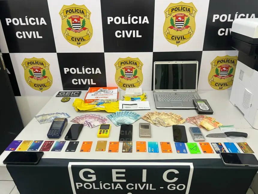 PCGO investiga e prende organização criminosa do “golpe da central bancária” em São Paulo – Policia Civil do Estado de Goiás PCGO investiga e prende organização criminosa do “golpe da central bancária” em São Paulo – Policia Civil do Estado de Goiás