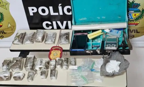 PCGO desarticula ‘boca de fumo’ e prende traficante interestadual com grande quantidade de drogas em Vianápolis PCGO desarticula ‘boca de fumo’ e prende traficante interestadual com grande quantidade de drogas em Vianápolis
