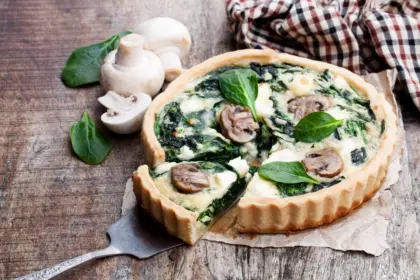 5 receitas de torta de liquidificador vegetariana para o jantar
