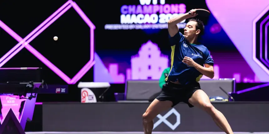 Hugo Calderano é vice-campeão do WTT Champions Macau Hugo Calderano é vice-campeão do WTT Champions Macau