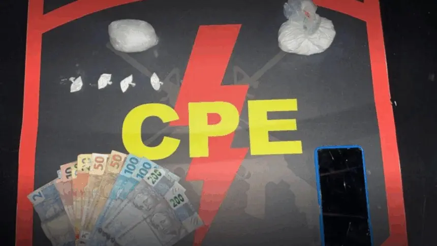 CPE Goianésia e Polícia Civil de Barro Alto prendem suspeito de tráfico de drogas