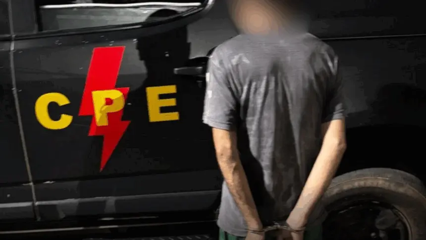 CPE recaptura em Goianésia foragido da Justiça pelo crime de feminicídio CPE recaptura em Goianésia foragido da Justiça pelo crime de feminicídio