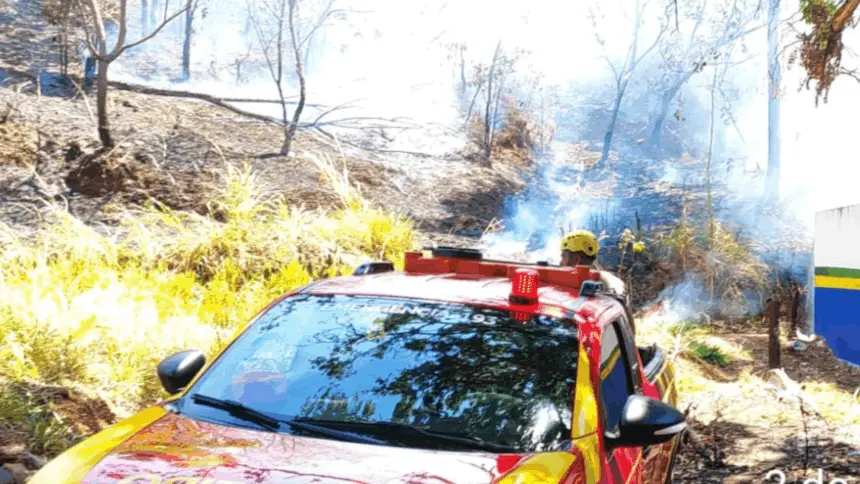 Urgente: Bombeiros de Goianésia atuam em dois grandes incêndios simultâneos Urgente: Bombeiros de Goianésia atuam em dois grandes incêndios simultâneos