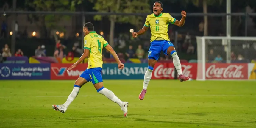 Brasil goleia Indonésia e avança à fase mata-mata do Mundial Sub-17 Brasil goleia Indonésia e avança à fase mata-mata do Mundial Sub-17