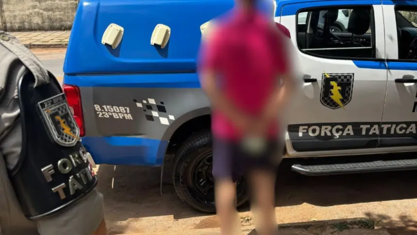 Foragido por tráfico de drogas é recapturado pela Força Tática em Goianésia Foragido por tráfico de drogas é recapturado pela Força Tática em Goianésia