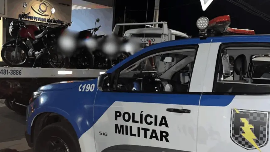 Força Tática apreende cinco motocicletas irregulares no Setor Sul e frustra “rolêzinho”