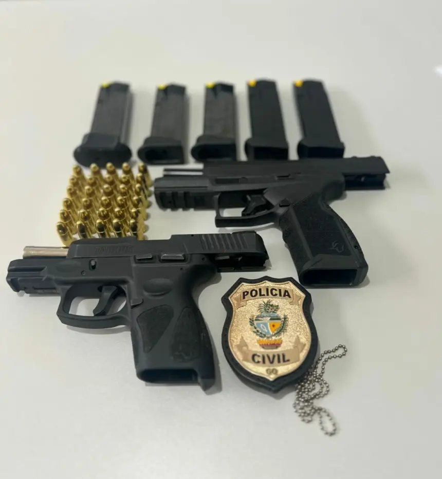 PCGO prende investigado por posse ilegal de armas e cumpre mandado de busca em Pires do Rio – Policia Civil do Estado de Goiás