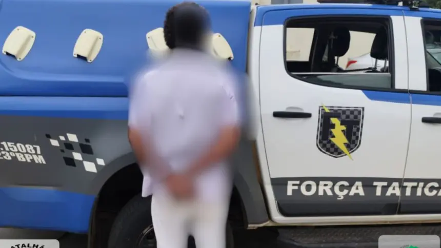 Foragido da Justiça por lesão corporal é recapturado em Goianésia pela Força Tática Foragido da Justiça por lesão corporal é recapturado em Goianésia pela Força Tática
