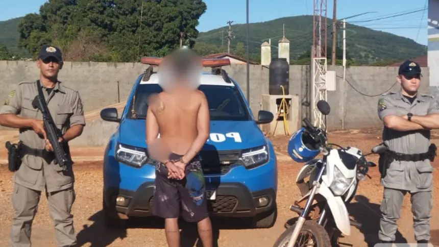 Polícia recupera veículo furtado e conduz suspeito por receptação em Barro Alto