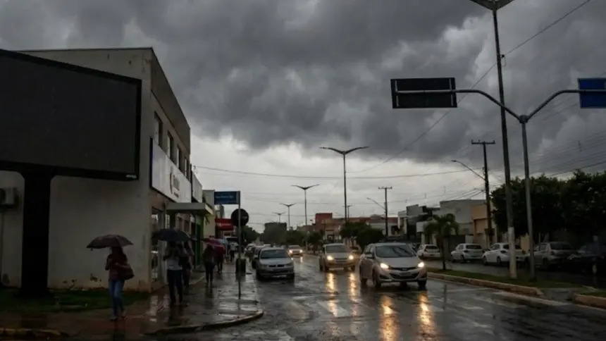 INMET emite alerta de chuvas intensas para Goianésia e região para as próximas horas INMET emite alerta de chuvas intensas para Goianésia e região para as próximas horas