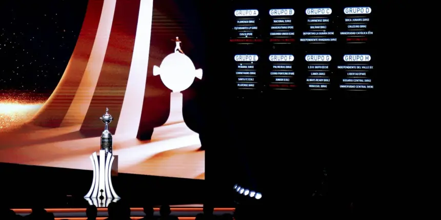 Conmebol sorteia grupos da Copa Libertadores 2026 Conmebol sorteia grupos da Copa Libertadores 2026