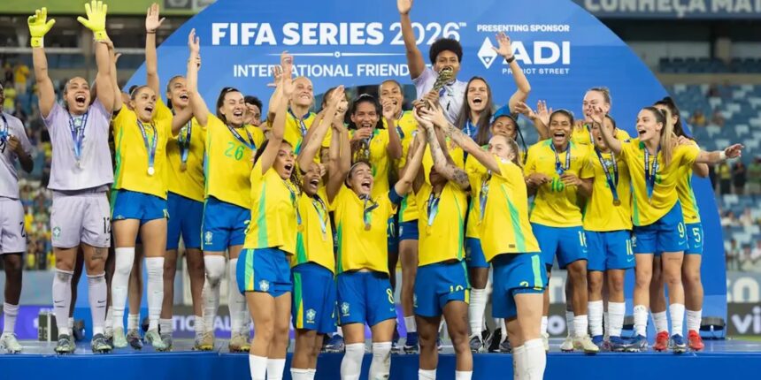 Brasil conquista título do FIFA Series de futebol feminino Brasil conquista título do FIFA Series de futebol feminino