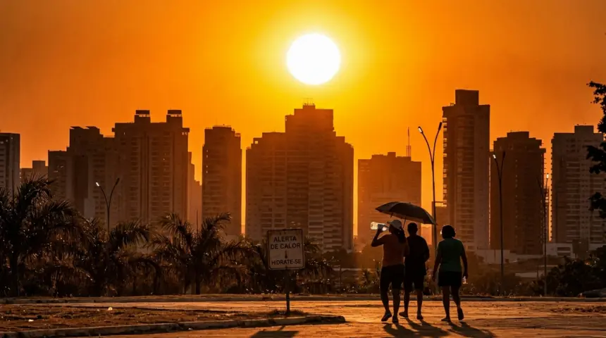 Goiás enfrenta alerta de calor extremo com temperaturas próximas aos 40 graus Goiás enfrenta alerta de calor extremo com temperaturas próximas aos 40 graus