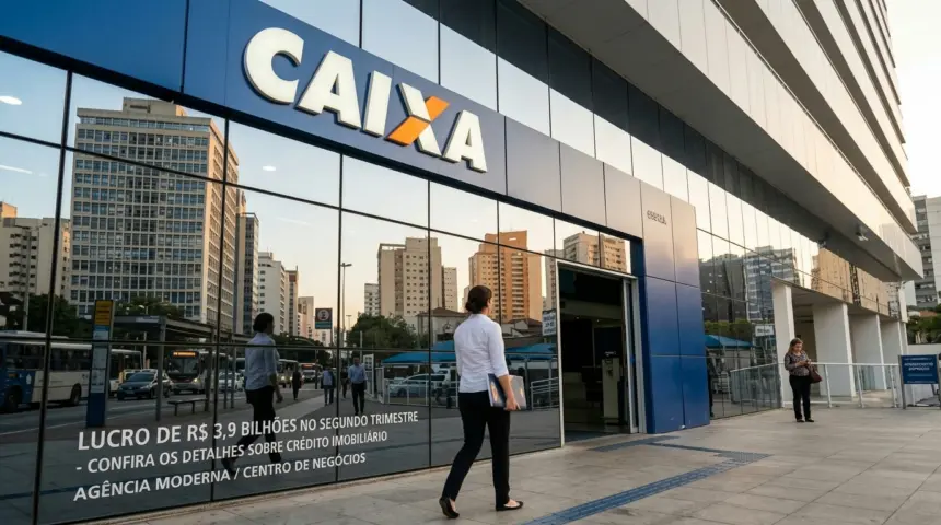 Lucro da Caixa Econômica Federal atinge R$ 3,9 bilhões no segundo trimestre de 2026