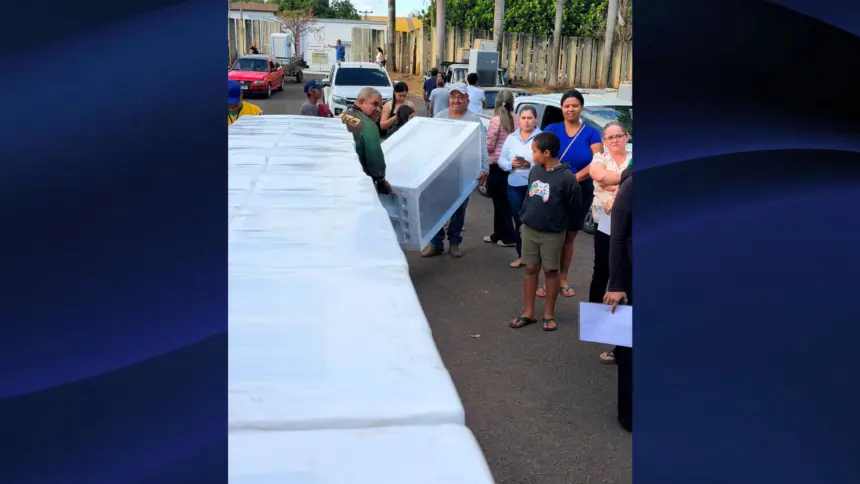 Parceria da Promoção Social com a Equatorial beneficia 40 famílias com entrega de geladeiras em Goianésia Parceria da Promoção Social com a Equatorial beneficia 40 famílias com entrega de geladeiras em Goianésia