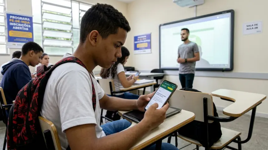 Pé-de-meia libera nova parcela para estudantes nascidos em maio e junho Pé-de-meia libera nova parcela para estudantes nascidos em maio e junho