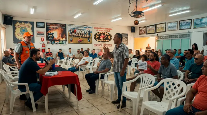 Trabalhadores da Urban aceitam reajuste de 5% e encerram ameaça de greve em Anápolis Trabalhadores da Urban aceitam reajuste de 5% e encerram ameaça de greve em Anápolis