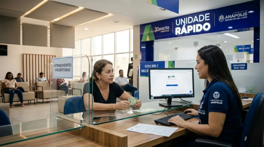 Anápolis oferece suporte presencial para resolver problemas com a conta GOV.BR Anápolis oferece suporte presencial para resolver problemas com a conta GOV.BR