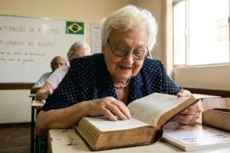 Aos 81 anos idosa retoma estudos em Goiânia para realizar o sonho de ler a Bíblia