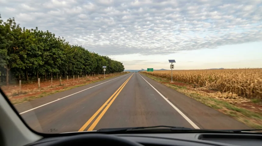BR-414 em Anápolis é escolhida para teste inédito de radar de velocidade média BR-414 em Anápolis é escolhida para teste inédito de radar de velocidade média