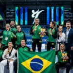 Brasil conquista quatro medalhas no Grand Prix de parataekwondo em Muju com ouro de Silvana Fernandes