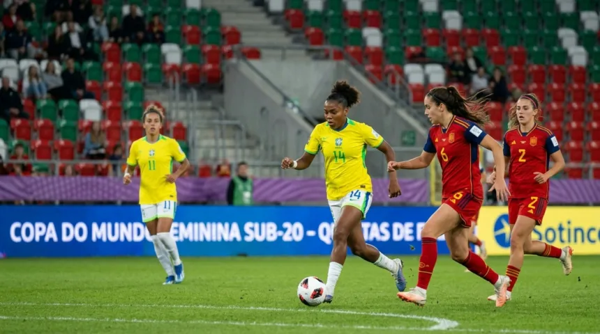 Brasil é superado pela Espanha e deixa a Copa do Mundo feminina sub-20