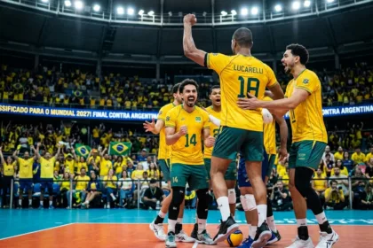 Brasil garante classificação para o mundial de vôlei após vitória sobre a Venezuela