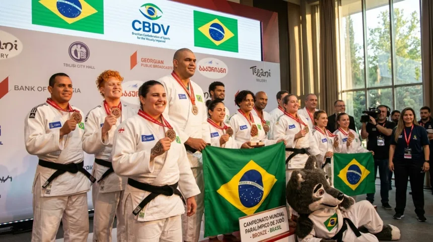 Brasil garante pódios no judô e triatlo em mundiais paralímpicos