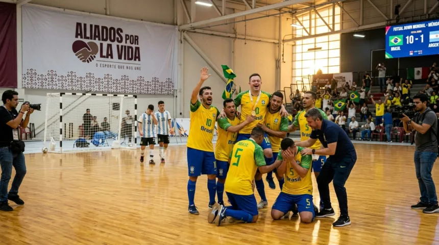 Brasil goleia Argentina e conquista o tetracampeonato mundial de futsal down Brasil goleia Argentina e conquista o tetracampeonato mundial de futsal down