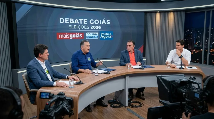 Candidatos ao governo de Goiás participam de debate decisivo nesta quinta-feira Candidatos ao governo de Goiás participam de debate decisivo nesta quinta-feira