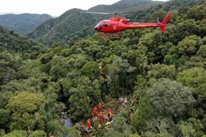 Cenipa inicia apuração sobre queda de helicóptero em Santa Catarina