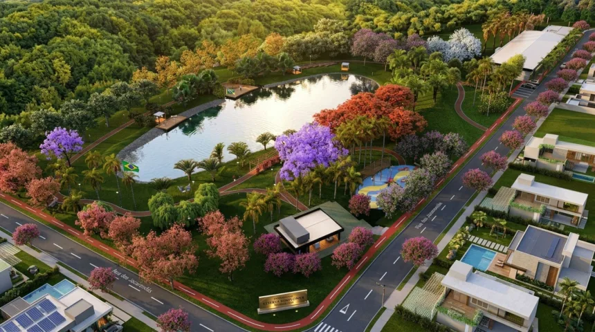 Com 304 unidades e 45 mil m² de área verde, condomínio de luxo em Anápolis será entregue em 2028