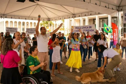 Combate à violência marca a 2ª Parada PCD realizada neste domingo na Praça Cívica em Goiânia
