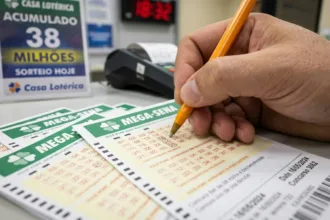 Concurso 3.062 da Mega-sena paga 38 milhões de reais nesta quinta-feira