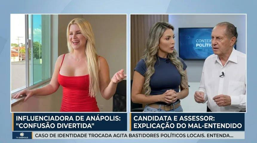 Confusão em Anápolis: influenciadora é confundida com candidata a deputada Confusão em Anápolis: influenciadora é confundida com candidata a deputada